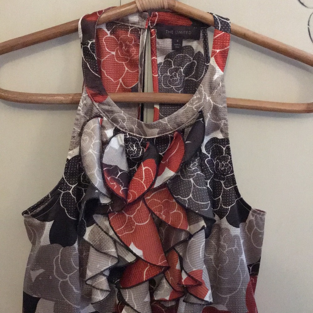 3/$15 Limited ruffle front shell size S